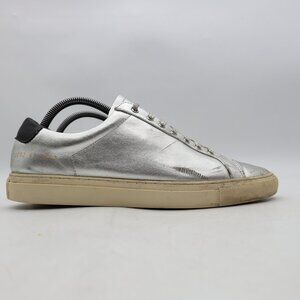 Common Project Silver Sneakers Men's US Size 43 Original Low Top Casual